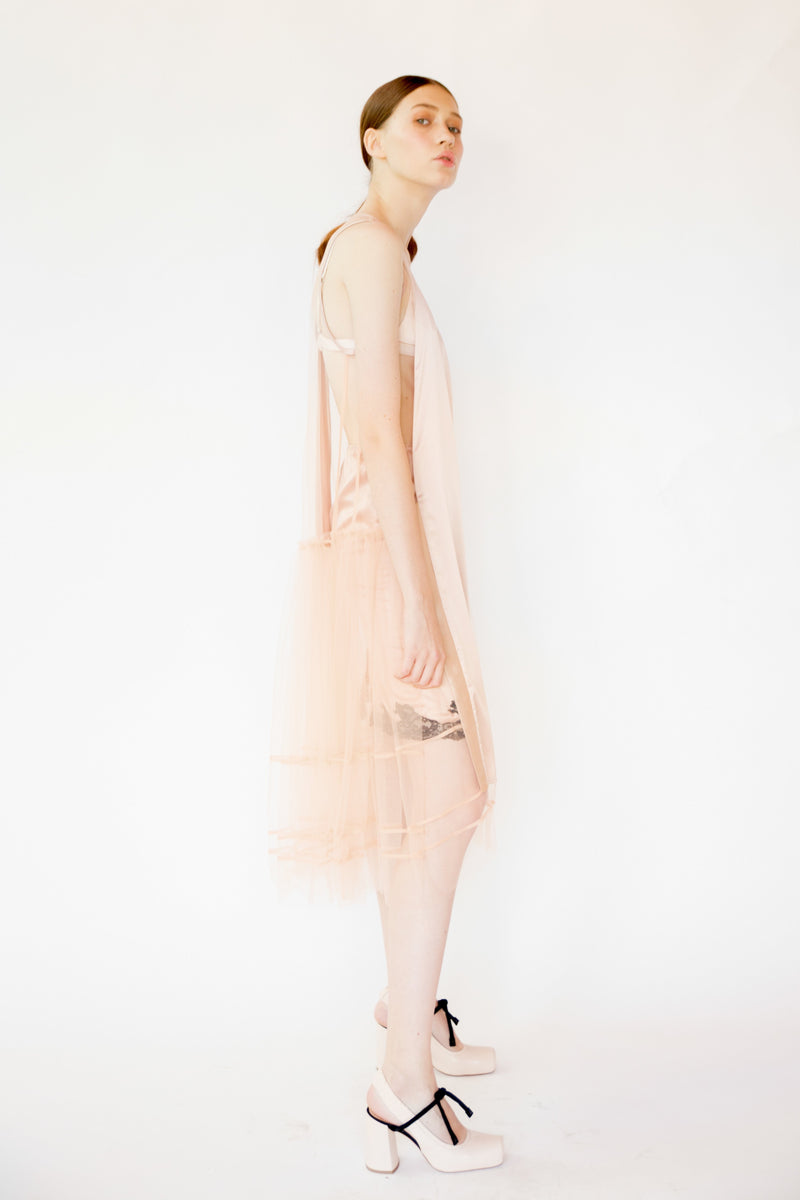 Agnes Tulle Dress - Blush